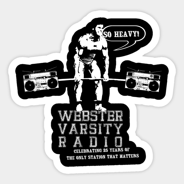 Webster Varsity Radio Club 2010 Sticker by todd_stahl_art